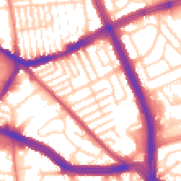 Daytime road noise heatmap for L13 4DR