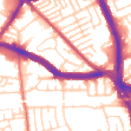 Daytime road noise heatmap for L13 4DU