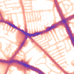 Daytime road noise heatmap for L13 5SL