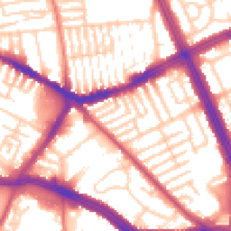 Daytime road noise heatmap for L13 5SP