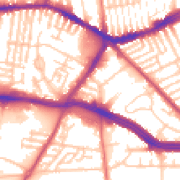 Daytime road noise heatmap for L13 5TL