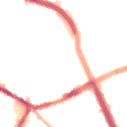 Night-time road noise heatmap for L13 5TS