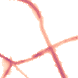 Night-time road noise heatmap for L13 5TU