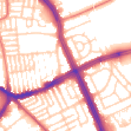 Daytime road noise heatmap for L13 5UA