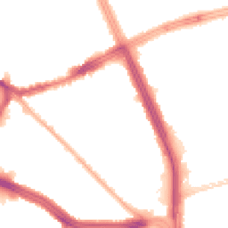 Night-time road noise heatmap for L13 5UF