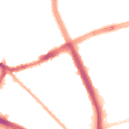 Night-time road noise heatmap for L13 5UL