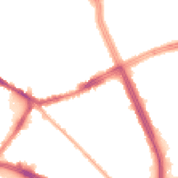 Night-time road noise heatmap for L13 5XG