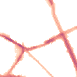 Night-time road noise heatmap for L13 5XY