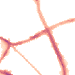 Night-time road noise heatmap for L13 5YG