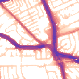Daytime road noise heatmap for L13 5YQ