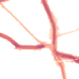 Night-time road noise heatmap for L13 5YQ