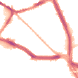 Night-time road noise heatmap for L13 5YZ