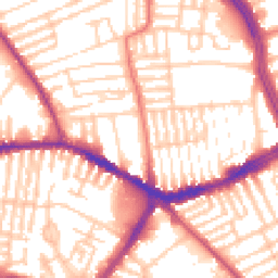 Daytime road noise heatmap for L13 6QA