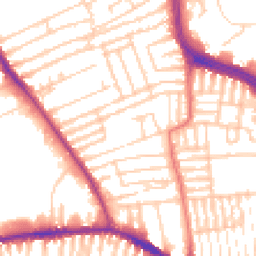 Daytime road noise heatmap for L13 6QT