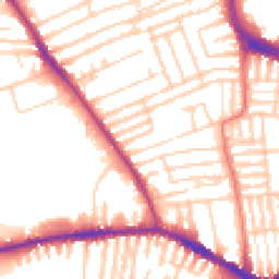 Daytime road noise heatmap for L13 6RB