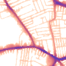 Daytime road noise heatmap for L13 6RD