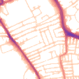 Daytime road noise heatmap for L13 6RP