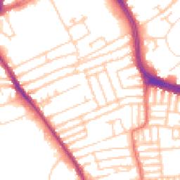 Daytime road noise heatmap for L13 6RR