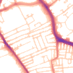 Daytime road noise heatmap for L13 6RS