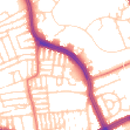Daytime road noise heatmap for L13 6SH
