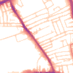 Daytime road noise heatmap for L13 7AB