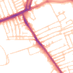 Daytime road noise heatmap for L13 7BA