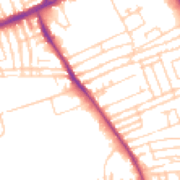 Daytime road noise heatmap for L13 7BB