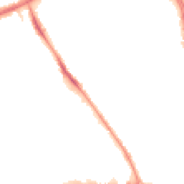 Night-time road noise heatmap for L13 7BF