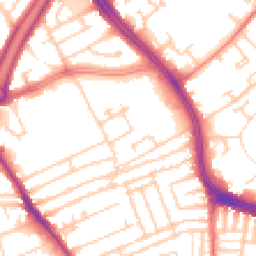 Daytime road noise heatmap for L13 7BJ