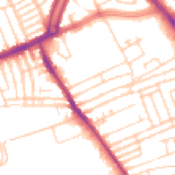 Daytime road noise heatmap for L13 7BN