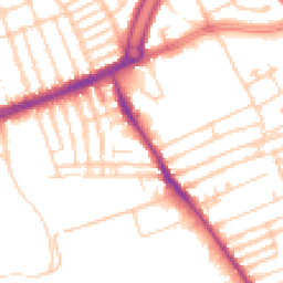 Daytime road noise heatmap for L13 7EA