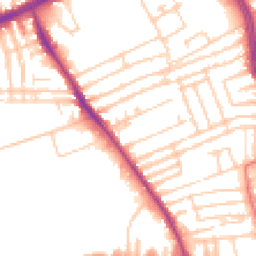 Daytime road noise heatmap for L13 7EF