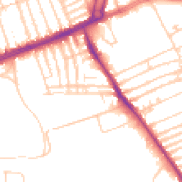 Daytime road noise heatmap for L13 7EH