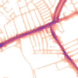 Daytime road noise heatmap for L13 7EP