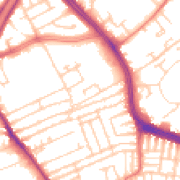 Daytime road noise heatmap for L13 7HU