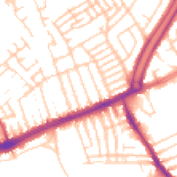 Daytime road noise heatmap for L13 8AX