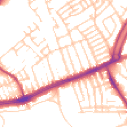 Daytime road noise heatmap for L13 8BA