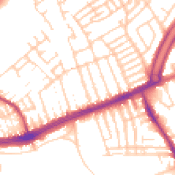 Daytime road noise heatmap for L13 8BD