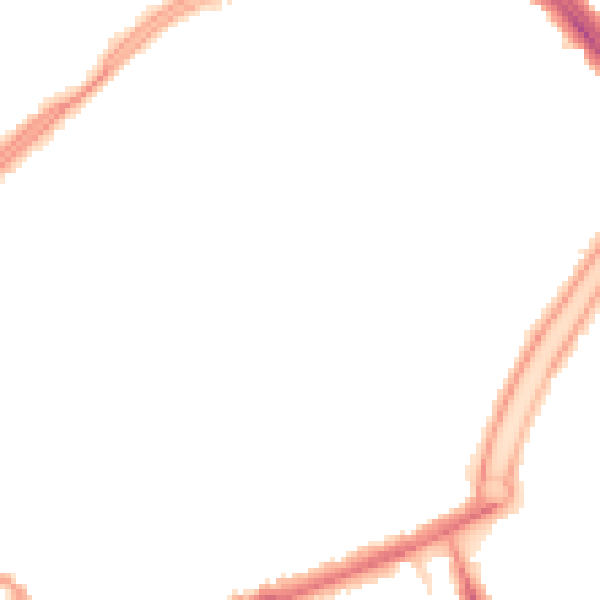 Night-time road noise heatmap for L13 8DL