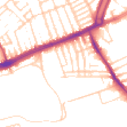 Daytime road noise heatmap for L13 8EF