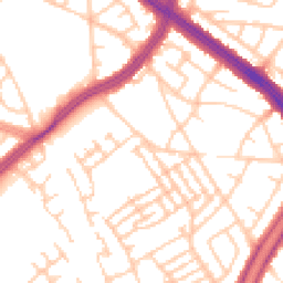 Daytime road noise heatmap for L13 9AW