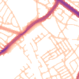 Daytime road noise heatmap for L13 9AX