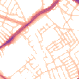 Daytime road noise heatmap for L13 9BA