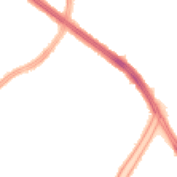 Night-time road noise heatmap for L13 9DD