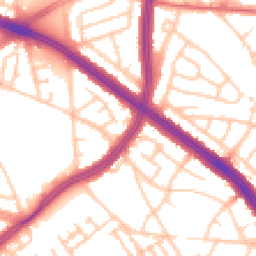 Daytime road noise heatmap for L13 9DL