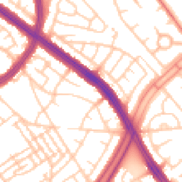 Daytime road noise heatmap for L13 9DR