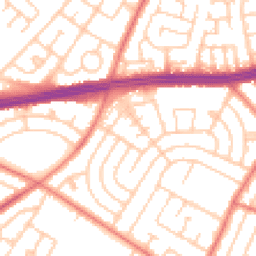 Daytime road noise heatmap for L14 0AD