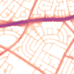 Daytime road noise heatmap for L14 0AF