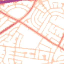 Daytime road noise heatmap for L14 0JG