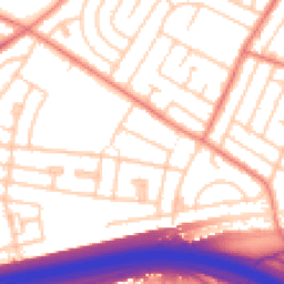Daytime road noise heatmap for L14 0JU